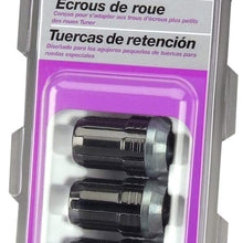 McGard 65357BK Black Tuner Splinedrive Lug Nuts, Cone Style Seat, M12x1.5 Thread, Narrow Diameter Fits Wheels With Small Lug Nut Holes (Pack of 4)