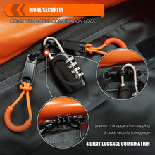 MeeFar Car Roof Bag XBEEK Rooftop top Cargo Carrier Bag Waterproof 15 Cubic feet for All Cars with/Without Rack, Includes Anti-Slip Mat, 8 Reinforced Straps, 6 Door Hooks, Luggage Lock