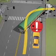 Ampper 2 Pack 3" Blind Spot Mirrors for Trucks, Van, SUV, Large Vehicle - Aluminum Frame Glass Convex Rear View Blind Spot Mirrors