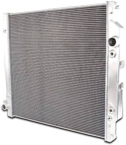 2 Row Dual-Core Aluminum Radiator Compatible For Ford 2003-2007 F-250 F-350 F-450 Super Duty V8 6.0L Turbo Diesel Powerstroke New 2004 2005 2006