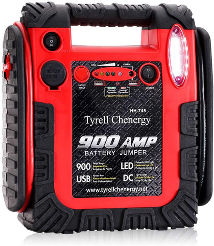 acetek Jump Starter Car Battery Charger, Emergency Power Supply 20000mAh Portable Power Pack (Up to 6L Gas or 6L Diesel Engine), 12V Portable Auto Lead-Acid Battery Booster with LED Light