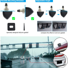 PARKVISION Backup/Front View Camera,IP68 Waterproof Great Night Vision HD Reverse Rear View Backup Cameram,Universal Vehicle Backup Camera System for Cars Pickup Trucks SUVs RVs Vans