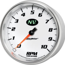 Auto Meter 7498 NV 5" 10000 RPM In-Dash Tachometer