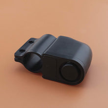 Bicycle Remote Control Anti-Theft Alarm Lock Black Wireless Alarm Siren Shock Vibration Sensor Cycling Lock with Screw Accessories