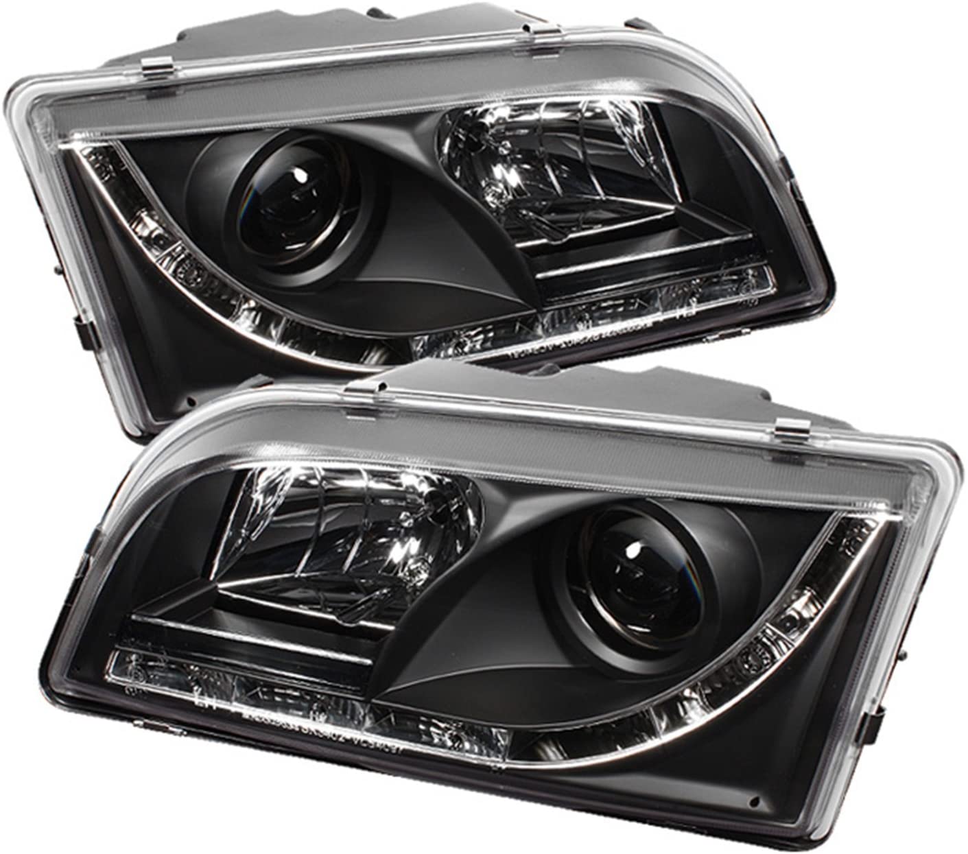 Spyder Auto 444-VOS4097-DRL-BK Projector Headlight