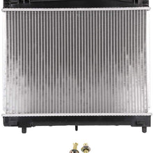 ECCPP Auto Parts Plastic Aluminum Replacement Radiator for 2006-2013 Toyota Yaris 1.5L CU2890 TO3010306,2890