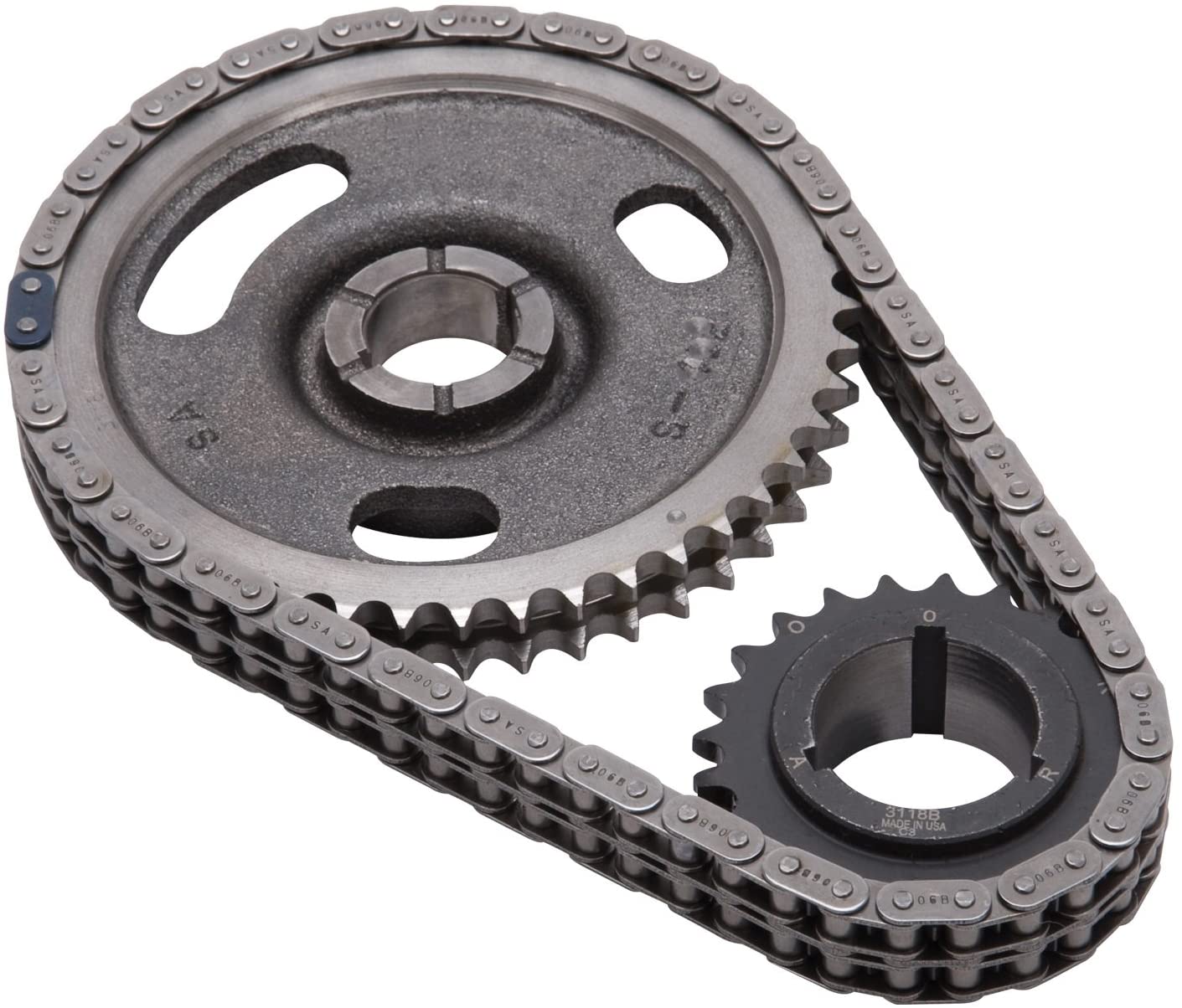 Edelbrock 7818 Performer-Link Timing Chain and Gear Set