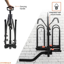 Hyperax 2 E Bike Hitch Mounted Bike Rack Carrier for 2-inch Receivers - Fits Up to 2 X 70 lbs MTBs, e MTBs, E Bikes, Road Bikes with Up to 5-inch Fat Tires-Compatible with SUV, Trucks, Sedan