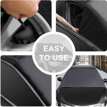 Shynerk Magnetic Edges Car Snow Cover, Frost Car Windshield Snow Cover, Frost Guard Protector, Ice Cover, Car Windsheild Sun Shade, Waterproof Windshield Protector Car/Truck/SUV 82"x48.8"