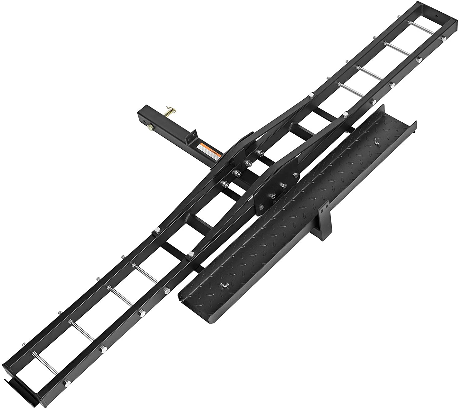 Direct Aftermarket Steel Motorcycle Carrier 500 LB Scooter Dirt Bike Hauler Hitch Mount Rack Ramp Anti Tilt Anti Wobble