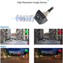 PARKVISION Backup/Front View Camera,IP68 Waterproof Great Night Vision HD Reverse Rear View Backup Cameram,Universal Vehicle Backup Camera System for Cars Pickup Trucks SUVs RVs Vans