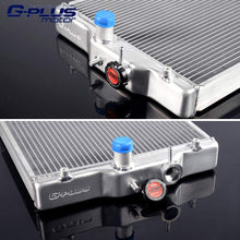 3 Row 52mm Aluminum Racing Cooling Radiator Stop Leak Compatible For Honda Civic EK EG B16A B18C DOHC 1992-1999 With 12" Radiator Cooling Fan