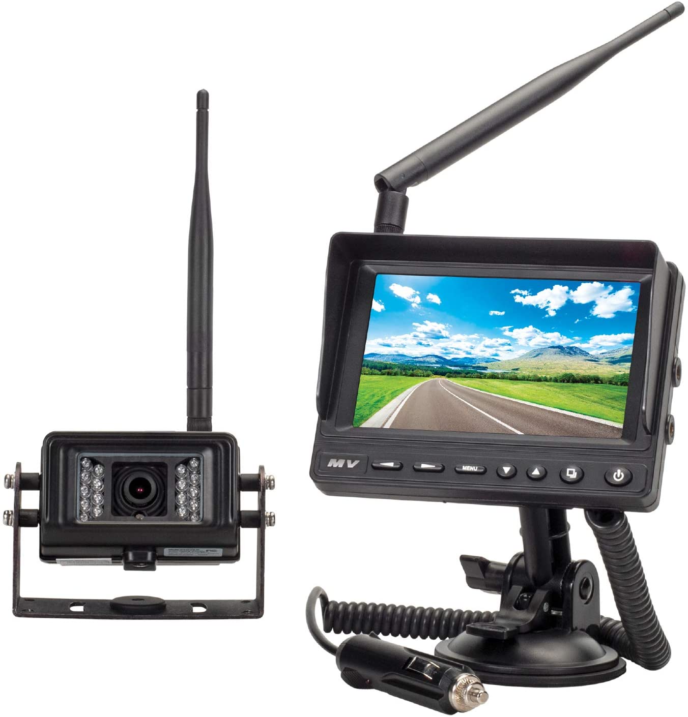 MAGNADYNE MV-BC1 2.4G Wireless Single Waterproof Camera Monitoring System for RV and Other Vehicles