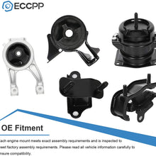 ECCPP MMK1003 Complete Engine Motor and Trans Mounts Set of 5 Fit For 1999-2004 Honda Odyssey 3.5L A4519HY A4518 A6552 A6582 A6579