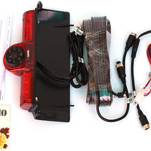 Backup Camera Compatible for Chevrolet Express GMC Savana Cargo Van Transporter Chevy Express/GMC Savana Explorer Replace Thrid Brake Light (Without Monitor)