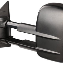 DNA Motoring TWM-003-T111-BK Pair of Towing Side Mirrors