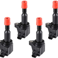 Ignition Coils 4-Pack Compatible with 2007 2008 Honda Fits 1.5L L4-30520-PWC-501