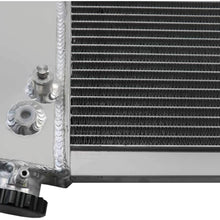 OzCoolingParts 3 Row Core Aluminum Radiator + 2 x 12" Fan w/Shroud Kit for 1967-1972 68 69 70 71 Chevy C10 C20 K10 K20 K30 Pickup Trucks and GMC More Models