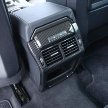 CHEYA Carbon Fiber Rear Row Air Conditioner Outlet Vent Frame Trim 1pc for Land Rover Range Rover Evoque 2012-2017