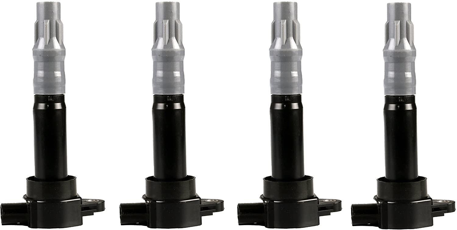 ENA Pack of 4 Ignition Coils Compatible with 2004-2012 Mitsubishi Lancer Outlander Galant Eclipse 2.4L L4 C1504 UF-532 (4)