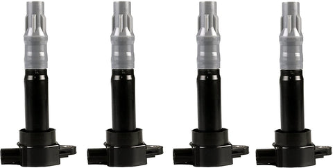 ENA Pack of 4 Ignition Coils Compatible with 2004-2012 Mitsubishi Lancer Outlander Galant Eclipse 2.4L L4 C1504 UF-532