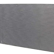 ECCPP Auto Parts Air Conditioning A/C AC Condenser Aluminum A/C AC Condenser Replacement Radiator for 3531 2006 2007 2008 2009 2010 2011 Acura CSX 2006-2011 2015 Honda Civic