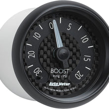 Auto Meter 8001 GT Series Mechanical Boost/Vacuum Gauge