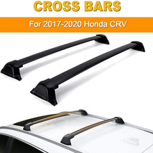 AUXMART 2 Pcs Roof Rack Cross Bars Crossbars Compatible for Honda CR-V 2002 2003 2004 2005 2006, OE Style Aluminum Rooftop Rail Bars Luggage Rack Cargo Carrier (Black)