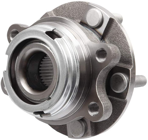 Fastspace 513296 Wheel Hub Bearing Set 5 Lugs with ABS Sensor 1PC 2013 for Infiniti JX35 Hub Assembly Front Kit 2019 for Infiniti QX50