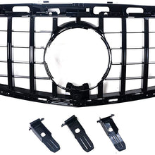 PENSUN Gloss Black Grille Grill Fit Mercedes Benz W212 E Class E200 E250 E350 E550 G/T Style