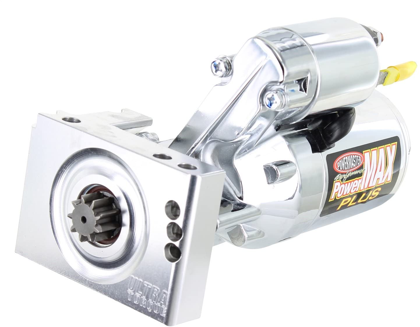 Powermaster 19012 Chrome Alternator (Chevy & (Chevy Ram Jet 350 & 502) Stag Mating 168T Flywheel 1.4 kw)