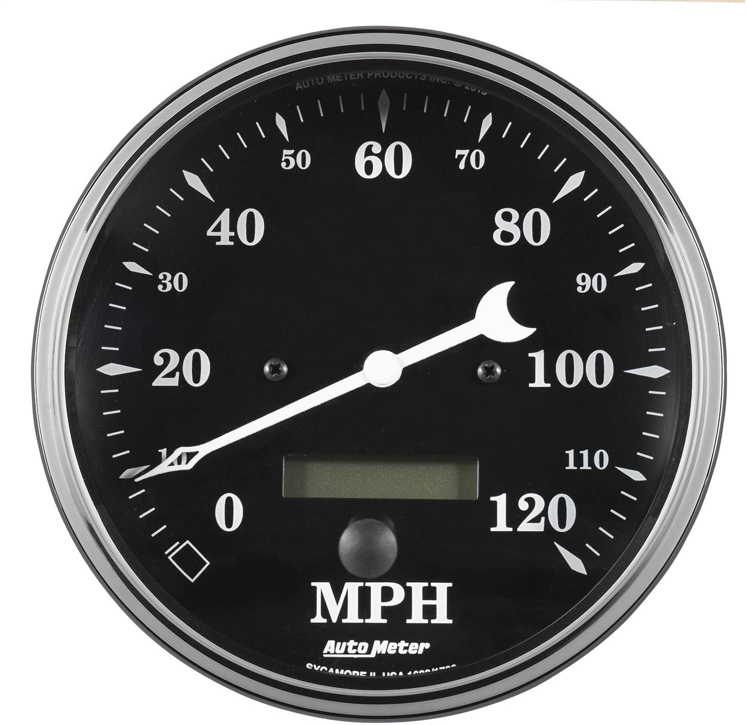 AUTO METER 1789 Gauge Speedometer (Old TYME Black Gauge, Speedo, 5