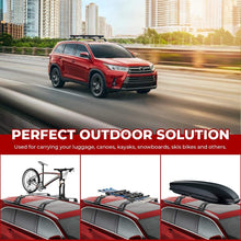 BougeRV Car Roof Rack Cross Bars for 2014-2019 Toyota Highlander with Side Rails, Aluminum Cross Bar Replacement for Rooftop Cargo Carrier Bag Luggage Kayak Canoe Bike Snowboard Skiboard
