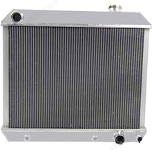CoolingSky 3 Row Aluminum Radiator +Fan Shroud Combo +Thermostat Relay Kit for 1961-66 Chevy C/K C10 C20 C30 K10 K20 Pickup Suburban &More GM Models