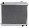 CoolingSky 3 Row Aluminum Radiator +Fan Shroud Combo +Thermostat Relay Kit for 1961-66 Chevy C/K C10 C20 C30 K10 K20 Pickup Suburban &More GM Models