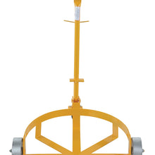 Vestil LO-DC-CI Lo-Profile Drum Caddie with Bung Wrench Handle and Steel Wheel, Steel, 21-5/8" Length, 31-5/8" Width, 37-5/8" Height, 1200 Capacity