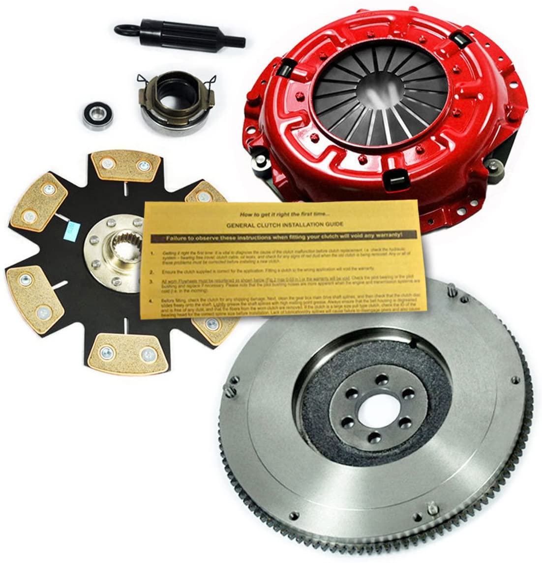 EFT STAGE 4 CLUTCH PRO-KIT & OEM FLYWHEEL FOR 89-95 TOYOTA PICKUP 4RUNNER 2.4L