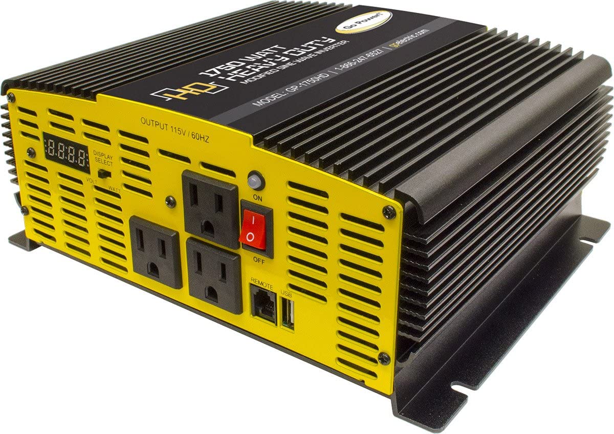 Go Power! Heavy Duty Modified Sine Wave Inverter (3000-watts)