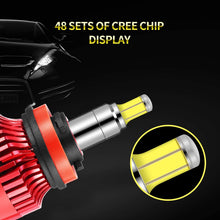 ASLAM H11 LED Headlight Bulb,360°Light Source over 50000 Hours of Lifespan,2 Years of Warranty.(Set of 2)