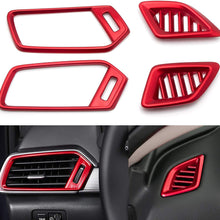 Xotic Tech 5pcs Sporty Red Pre-Cut Front Hood Grille Grill Molding Trim Waterproof Protector Sticker for Honda Accord 2018 2019 Sedan