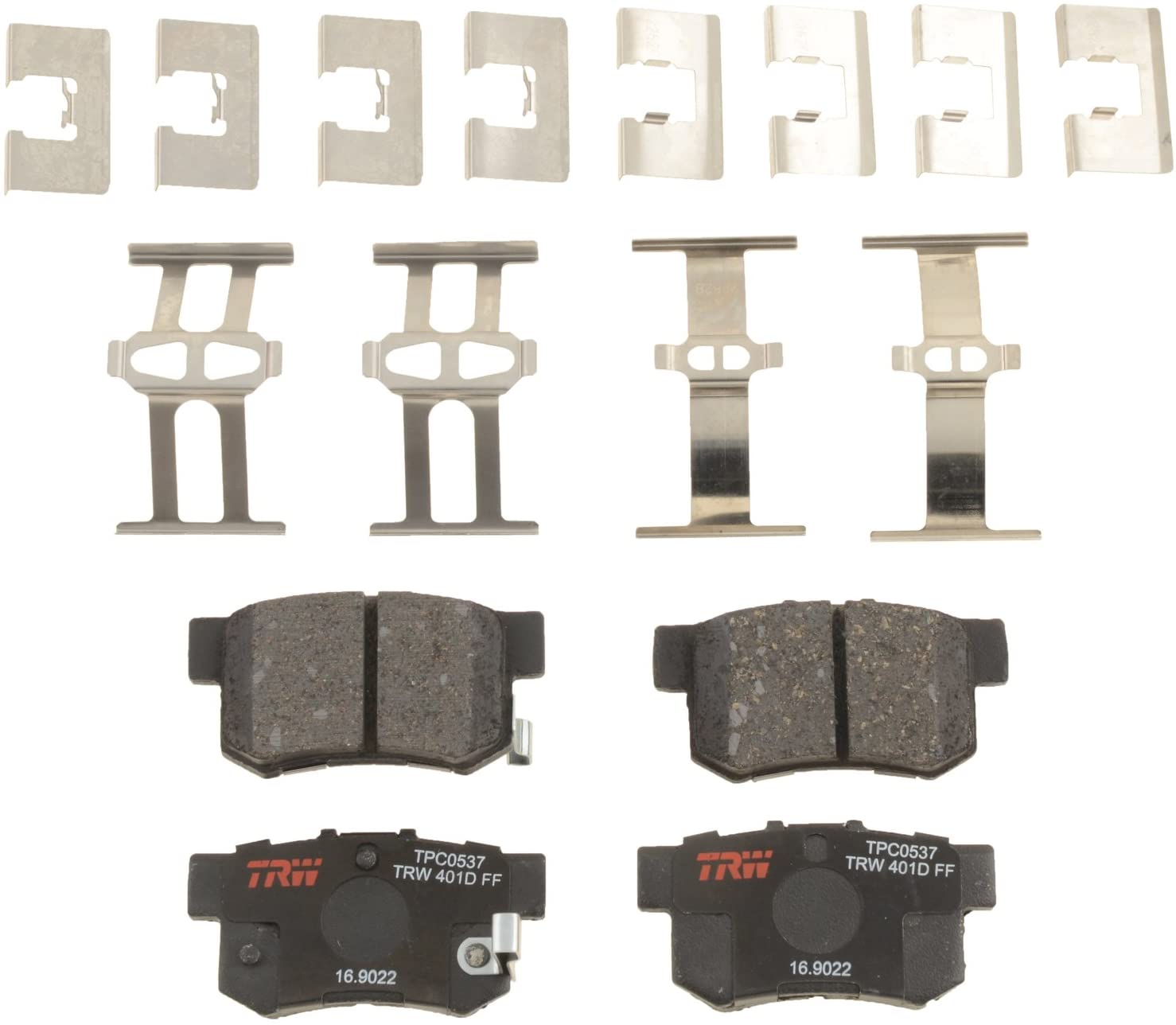 TRW TPC0537 Premium Rear Disc Brake Pad Set