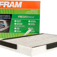 FRAM Fresh Breeze Cabin Air Filter Replacement for Car Passenger Compartment w/ Arm and Hammer Baking Soda, Easy Install, CF11182 for Select Acura and Honda Vehicles