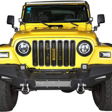 u-Box 7pcs TJ Grille Insert Clip-in Honeycomb Front Mesh Guard for 1997 1998 1999 2000 2001 2002 2003 2004 2005 2006 Jeep TJ Wrangler Sport, Rubicon, X, TJ Rubicon Unlimited and TJ Wrangler Unlimited