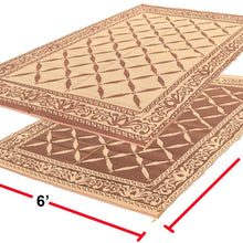 EasyGO Products Rv Camping Mats - 6' x 9' Outdoor Patio Mat - Reversible Rv Mat - Carrying Strap