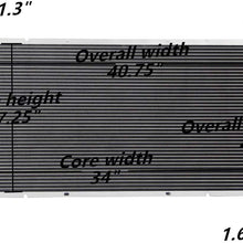 Primecooling 55MM 3 Row Core Aluminum Radiator for Chevrolet GMC C/K Series 1500 2500 3500 Pickup Trucks Yukon 1988-2000