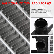 Replacement for Jeep Liberty KJ 1-1/2 inches Inlet OE Style Aluminum Direct Replacement Racing Radiator