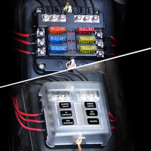 Nilight 6 Way Blade Fuse Block 6 Circuits with Negative Bus Fuse Box Holder with LED Indicator ATO/ATC Fuse Panel Waterproof Cover for 12V Automotive Cars Marine Boats,RVs,Trailers,2 Years Warranty