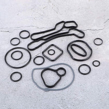 Oil Cooler Seals, Rubber Engine Oil Cooler Gasket Seals Set 55355603 Repair Kit Fit for Vauxhall Astra
