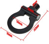 Modengzhe Track Racing Tow Hook, Rear Front Bumper Mounting Aluminum Alloy Trailer Towing Ring, Dual Threaded End Compatible with European Models & BMW E Series