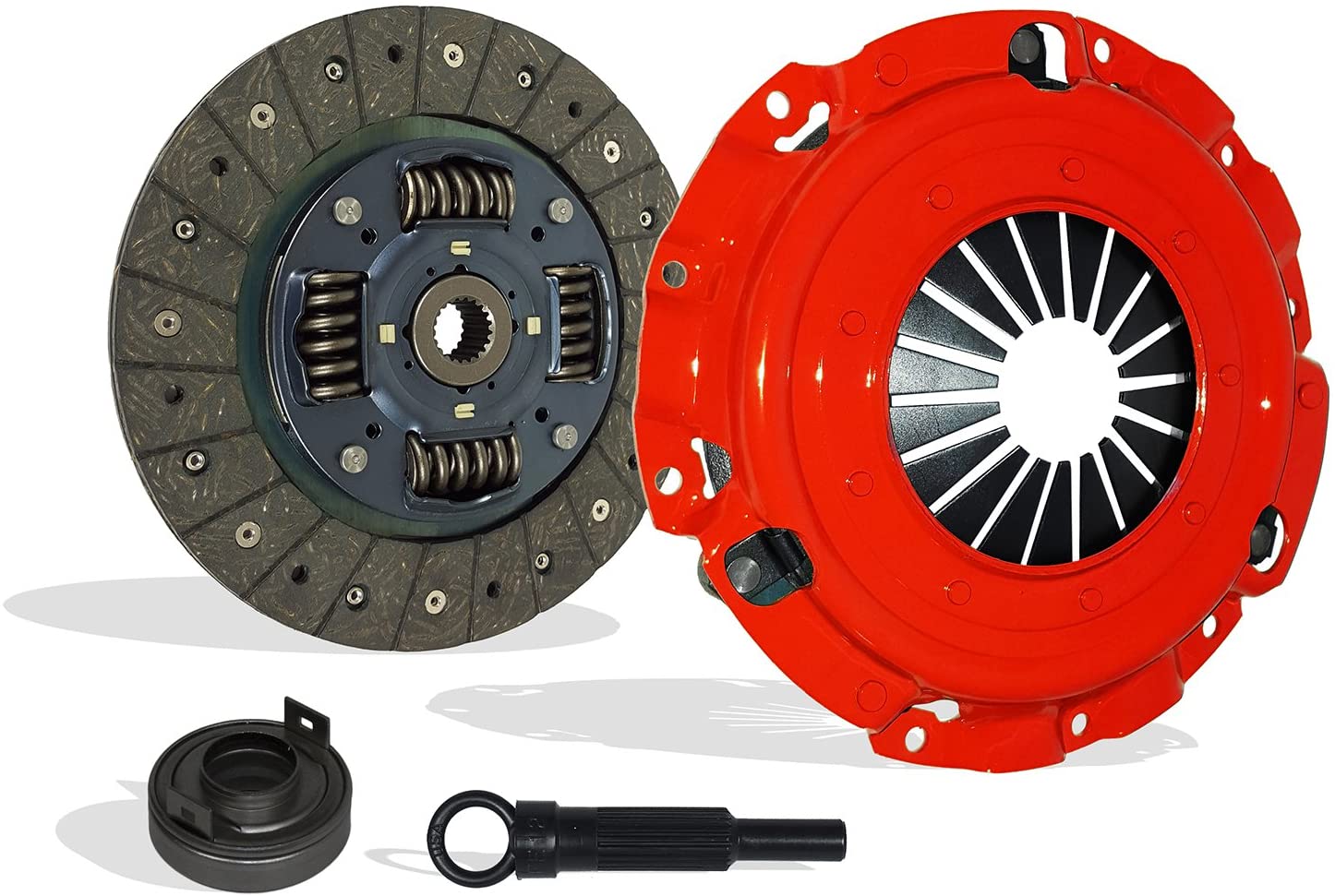 Clutch Kit Works With Racing Mitsubishi Lancer Outlander 2004-2006 2.4L GAS SOHC Naturally Aspirated (Stage 1; Disc mm 228; Disc in 9; SplinesDia 7/8; Splines 20; Engine: 4G69; 05-045R)